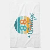 Retro Sunset 88 Vintage Distressed Theedoek (Verticaal)