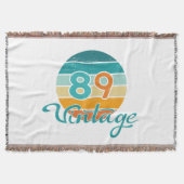 Retro Sunset 89 Vintage Distressed Deken (Voorkant)