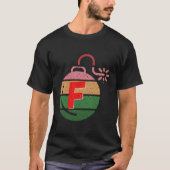 Retro Sunset Achtergrond Grappig Sarcastisch F- T-shirt (Voorkant)