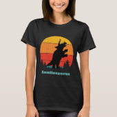 Retro Sunset Auntiesaurus T-shirt (Voorkant)