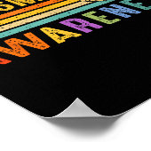 Retro Sunset Autism Awareness Neurodiversity Spect Poster (Hoek)