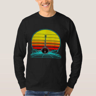 Retro  Sunset Banjo T-shirt