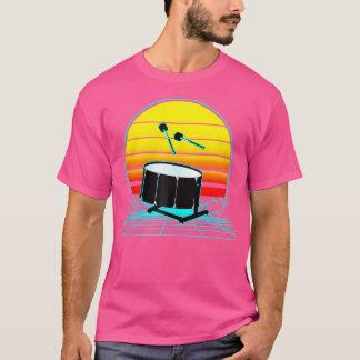 Retro  Sunset Bass Drum T-shirt