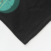 Retro Sunset Beach Vibes - Golf van Verenigde Stat Fleece Deken (Hoek)