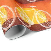 Retro Sunset Bicycle - Ride a Bike Cadeaupapier (Rol Hoek)