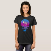  Retro Sunset Bobcat T-shirt (Voorkant volledig)