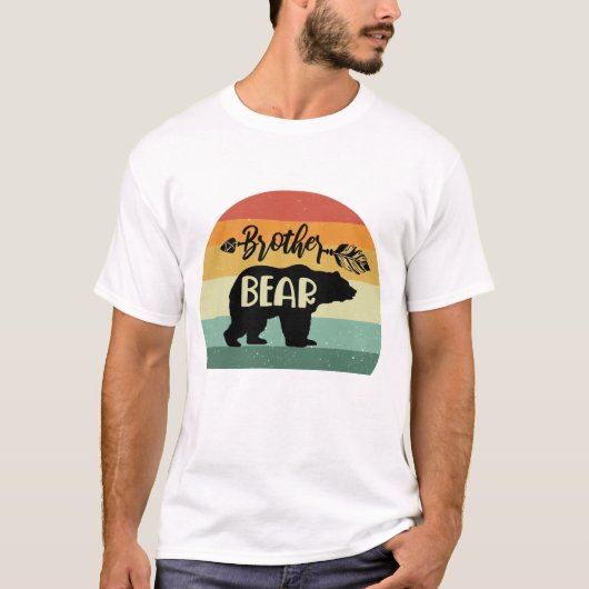 Retro Sunset Brother Beer T-shirt (Voorkant)