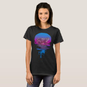 Retro Sunset Bullfrog T-shirt (Voorkant volledig)
