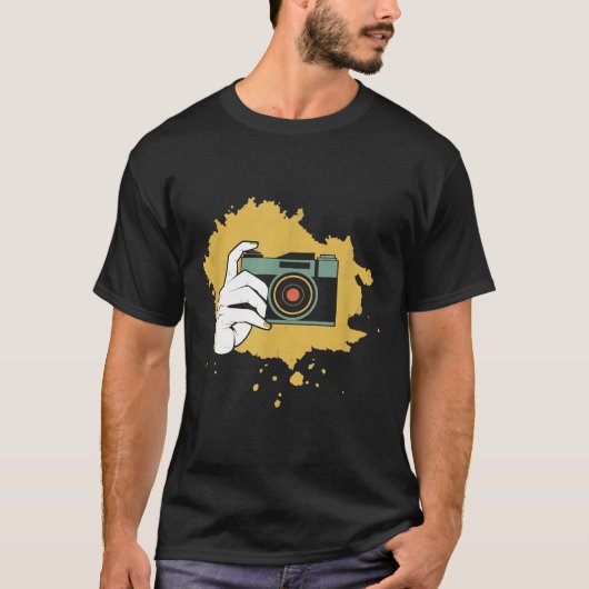 Retro Sunset Camera Fotograaf Gift Vrouwen T-shirt (Voorkant)