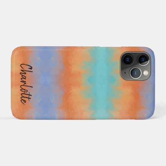 Retro Sunset  Case-Mate iPhone Case (Achterkant (horizontaal))