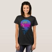  Retro Sunset Chameleon T-shirt (Voorkant volledig)
