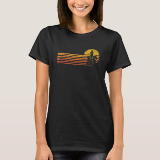  Retro Sunset Chess Player-artikelen T-shirt