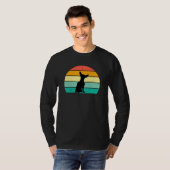 Retro Sunset Chihuahua T-Shirt (Voorkant volledig)