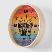 Retro Sunset Coffee Teacher Fuel (Hoek)