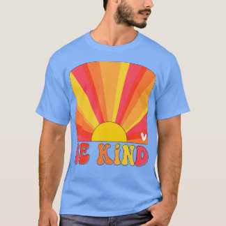 Retro Sunset Colors zijn een soort Inspirerend ler T-shirt
