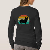 Retro Sunset Corgi T-Shirt (Achterkant)