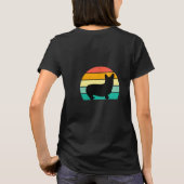Retro Sunset Corgi T-Shirt (Achterkant)