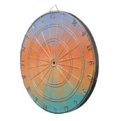 Retro sunset dartbord (Voorkant Rechts)