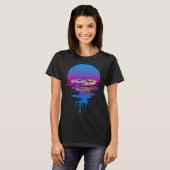 retro Sunset Demolition Derby T-shirt (Voorkant volledig)