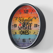 Retro Sunset Educator voor kleine ondernemers (Hoek)