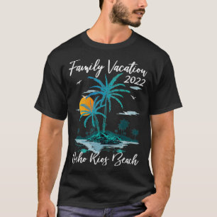 Retro Sunset Family Vacation 2022 Jamaica Ocho Rio T-shirt