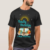 Retro Sunset Family Vacation 2023 Us Virgin Island T-shirt (Voorkant)