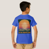 Retro Sunset Favoriete kind T-shirt (Achterkant volledig)