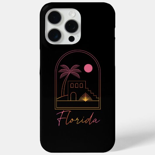 Retro Sunset Florida Vibe Case-Mate iPhone Case (Achterkant)