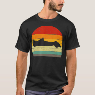 Retro Sunset Formula Race Car Racer T-shirt