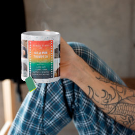 Retro Sunset Foto van meneer en mevrouw 3e Jubileu Koffiemok