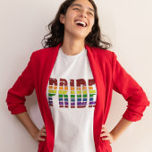 Retro Sunset Gay Pride Rainbow LGBTQ2S+ T-shirt