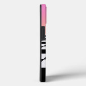 Retro Sunset Gradient Checkerboard Case-Mate iPhone Case (Achterkant / Rechts)