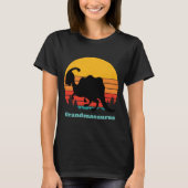 Retro Sunset Grandmasaurus T-shirt (Voorkant)