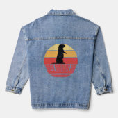 Retro Sunset Groundhog Day Denim Jacket (Achterkant)