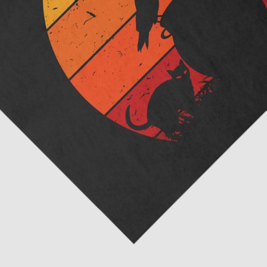 Retro Sunset Halloween Night I Tissuepapier (Detail)