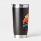Retro Sunset Horizon Graphic Mug' Geïsoleerde Drinkbeker (Rechts)