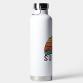 Retro Sunset Horizon Graphic Mug' Waterfles (Rechts)
