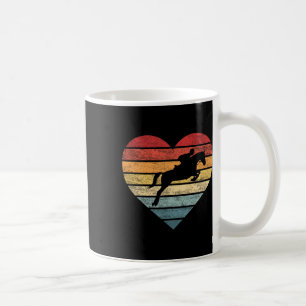 Retro Sunset Horse Lover Rider Equestrian Horseman Koffiemok