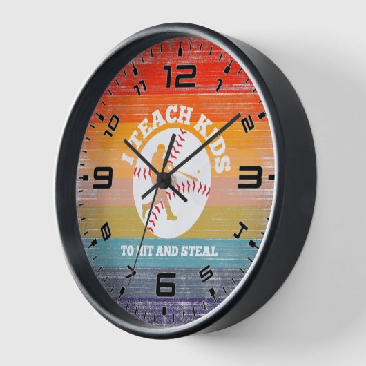 Retro Sunset I leert Kinderen om te slaan en te st (Hoek)