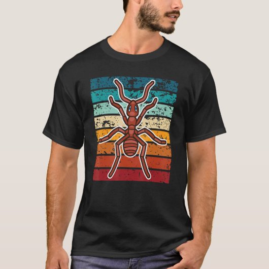 Retro Sunset Insect Ant Costume T-shirt (Voorkant)