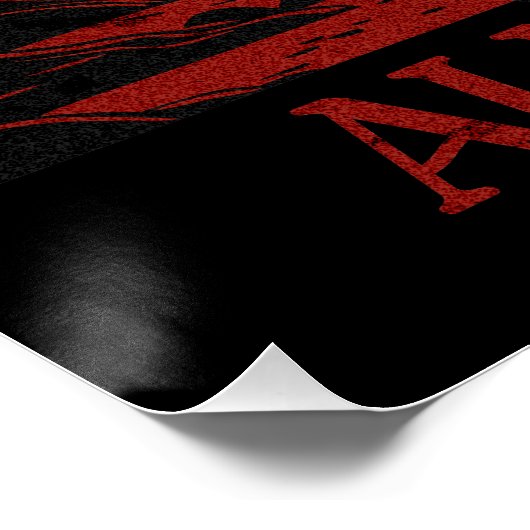 Retro Sunset Internationale kattendag Perfect Poster (Hoek)