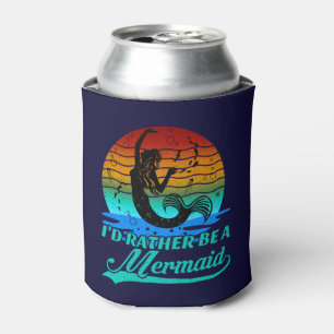 Retro Sunset is eerder een zeemeermin Blikjeskoeler
