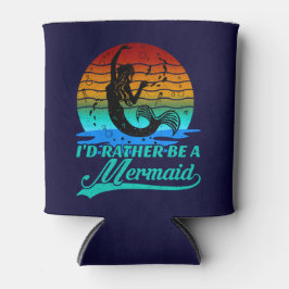  Retro Sunset is eerder een zeemeermin Blikjeskoeler