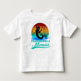  Retro Sunset is eerder een zeemeermin Kinder Shirts
