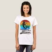  Retro Sunset is eerder een zeemeermin T-shirt (Voorkant volledig)