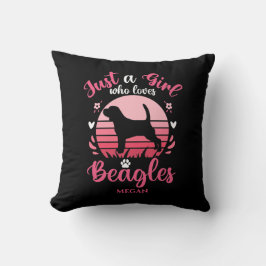 Retro Sunset is gewoon een meisje dat van de naam Kussen