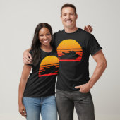  Retro Sunset Jet Ski T-shirt (Unisex)