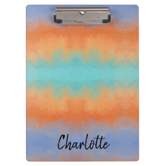 Retro Sunset  Klembord (Voorkant)