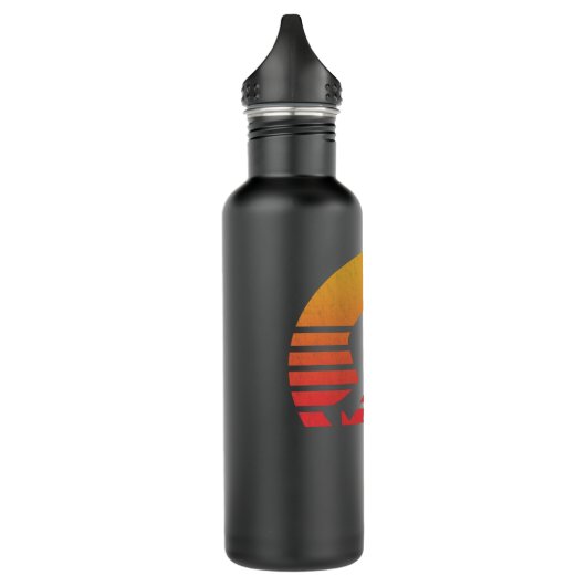  Retro Sunset Lawn Bowling 1278 Waterfles (Links)