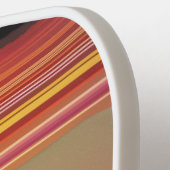 Retro Sunset Lines Aesthetic Pickleball Paddle (Links Detail)